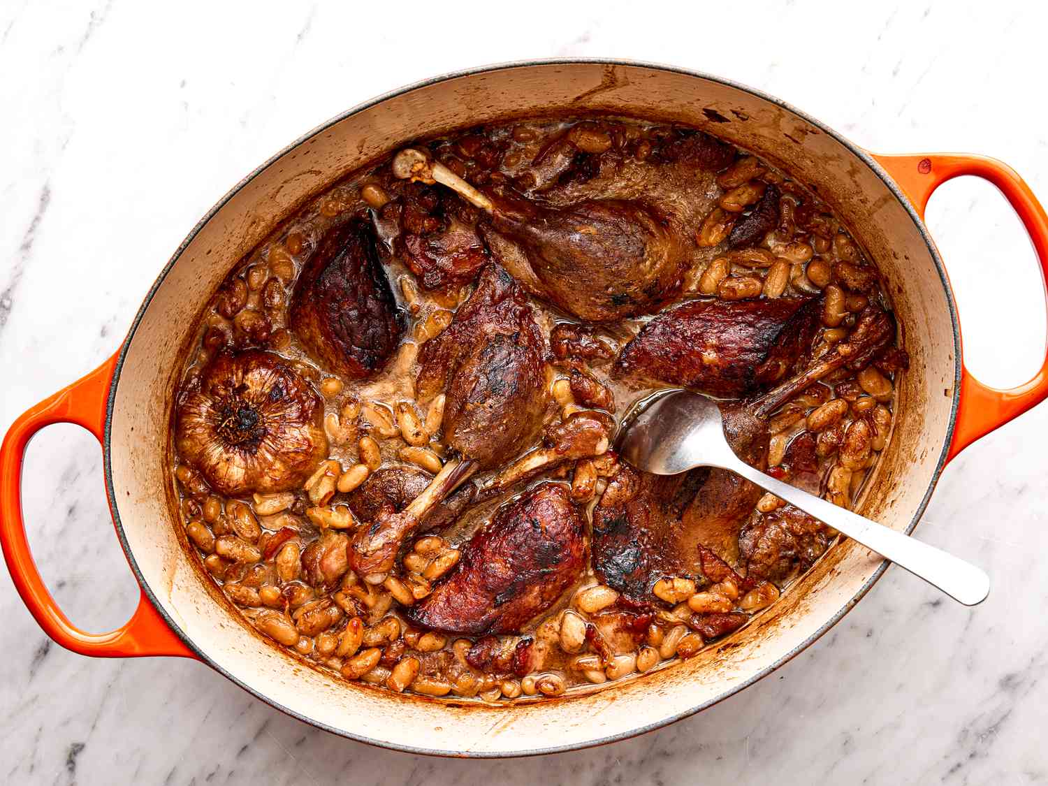 Classic Provencal Cassoulet with Pictorial Cabernet Sauvignon