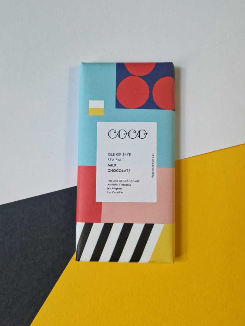 Coco Chocolatier Isle of Skye Sea Salt Milk Chocolate