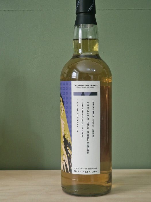 Royal Brackla 2011 13 Year Old Thompson Bros 48.5% 70cl