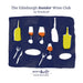 Promotional material for The Edinburgh Insider Wine Club by WineKraft, featuring stylized representations of wine bottles, glasses, and corks on a dark background with the club's name and the phrase 'Buy better wine for less'.